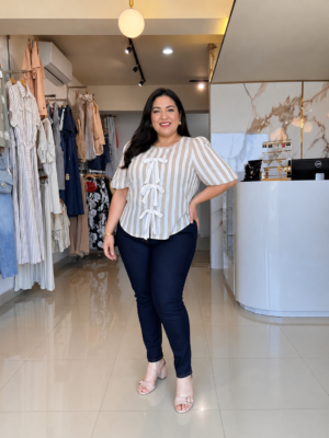 JEANS SKINNY DE MEZCLILLA OSCURA 4435