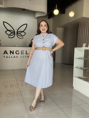 VESTIDO MANGA CORTA CASUAL Y FRESCO 250810