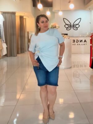 Short bermuda de mezclilla stretch 232