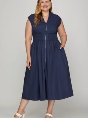 Vestido con cierre