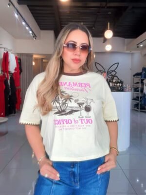 Blusa con estampado